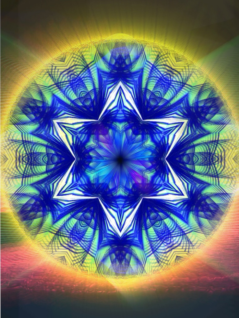 Indigo mandala