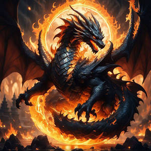 Solar black  dragon 