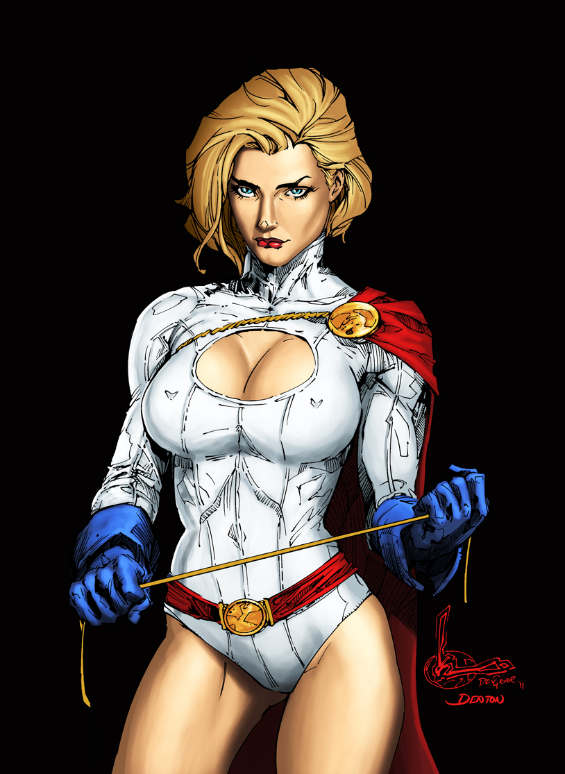 Power Girl color job.