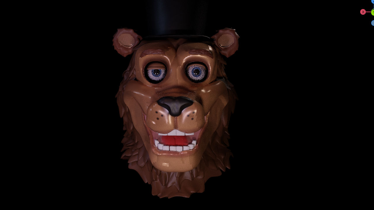 Redid Freddy's teeth by TheOrdinaryUser on DeviantArt