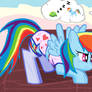 Rainbow Dash  Time is slow in Ms Paint