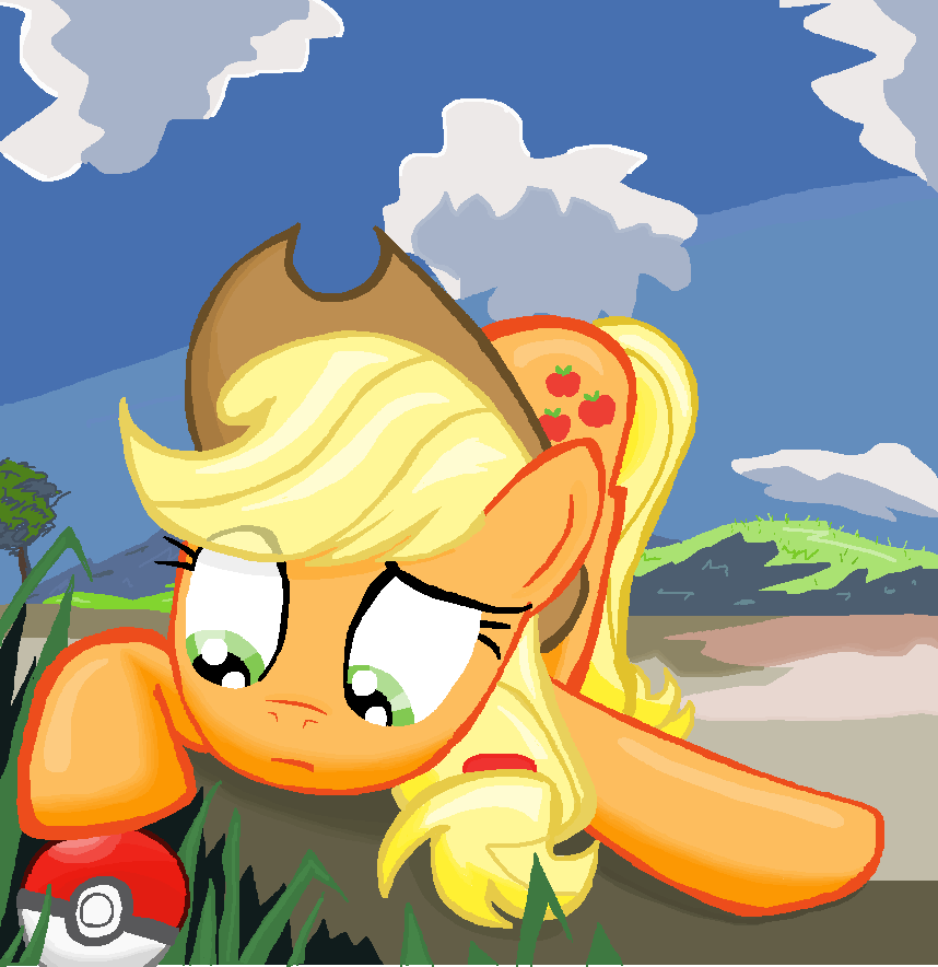 is this a apple? AppleJack in MS-Paint