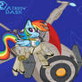 Rainbow Dash ( Captain Future ) in Ms-paint