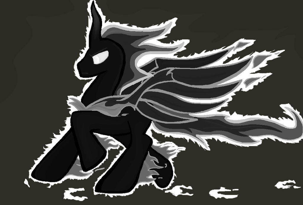 Shadow Pony speedart in Ms-paint