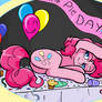 Pinkie Pie DAY on next day in Ms-Paint