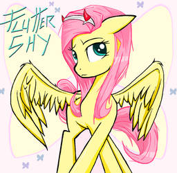 Fluttershy Day 2022  in ms-Paint