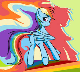 Rainbow Dash Day 2023 in Ms -Paint