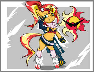 Sunset Shimmer day 2023 in MS-Paint