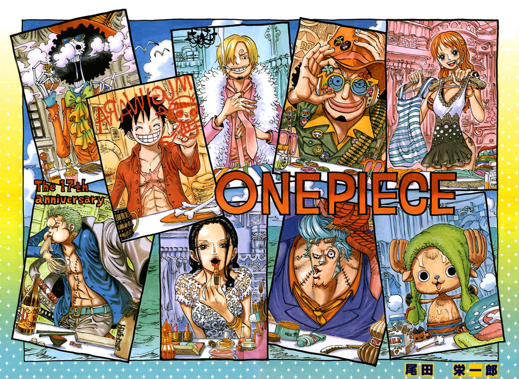 One Piece 756: Colorspread for 17th Anniversary