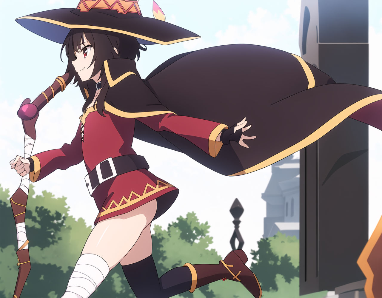 Smart Megumin Megumin (KonoSuba) by MementomoriAMSR on DeviantArt