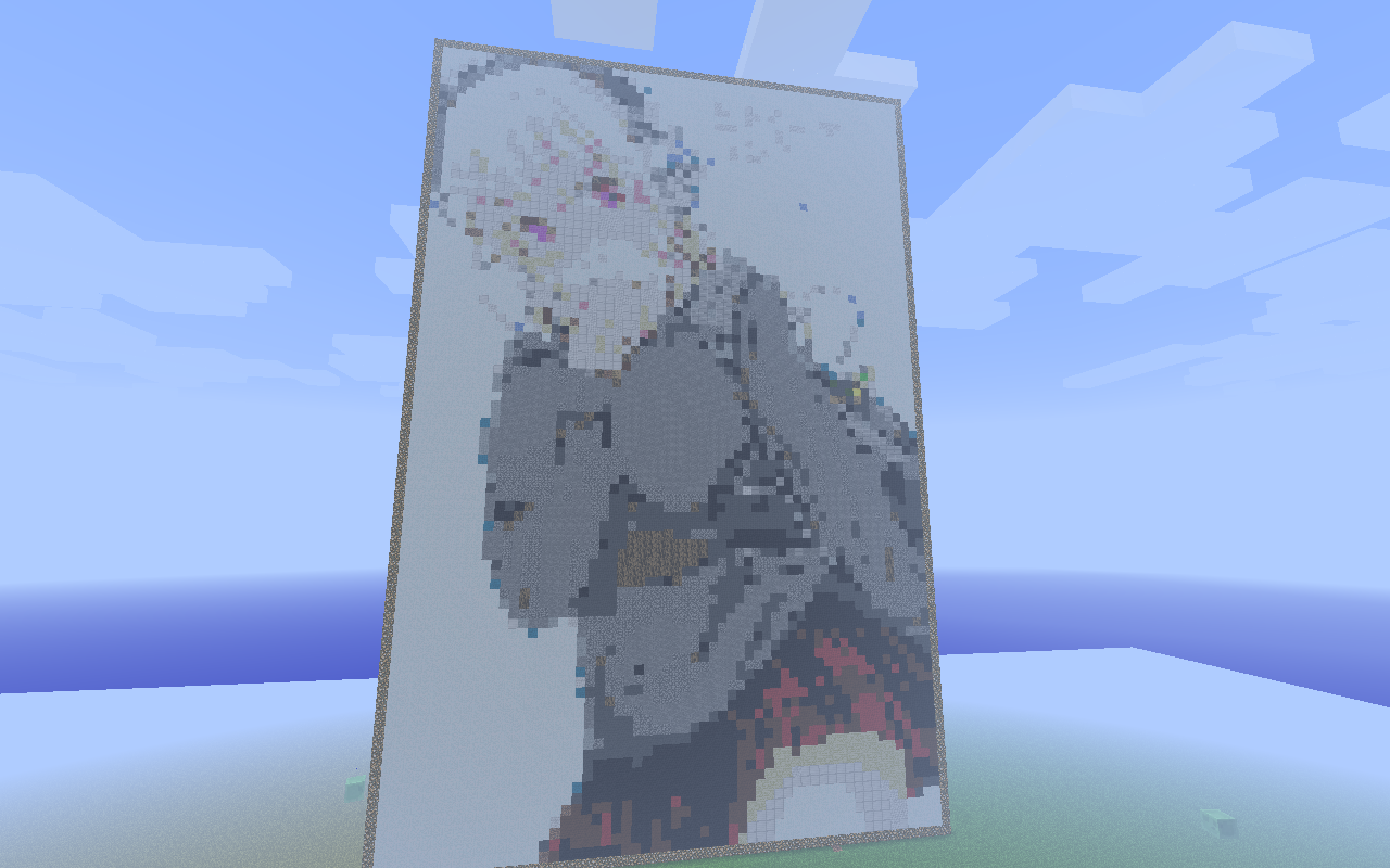 Minecraft Pixel Art - Sonico