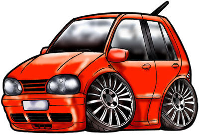 VWGolf GTi - Orange-Tropic