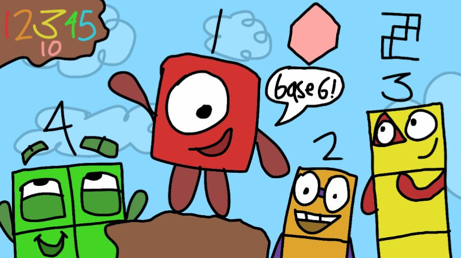 Mixels Number Block Numberblocks Heximal edition by PQdrawings on DeviantArt