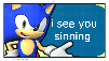 sonic sees you sinning