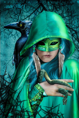 Morgane - the blue witch by annewipf Morgane - the blue witch by annewipf