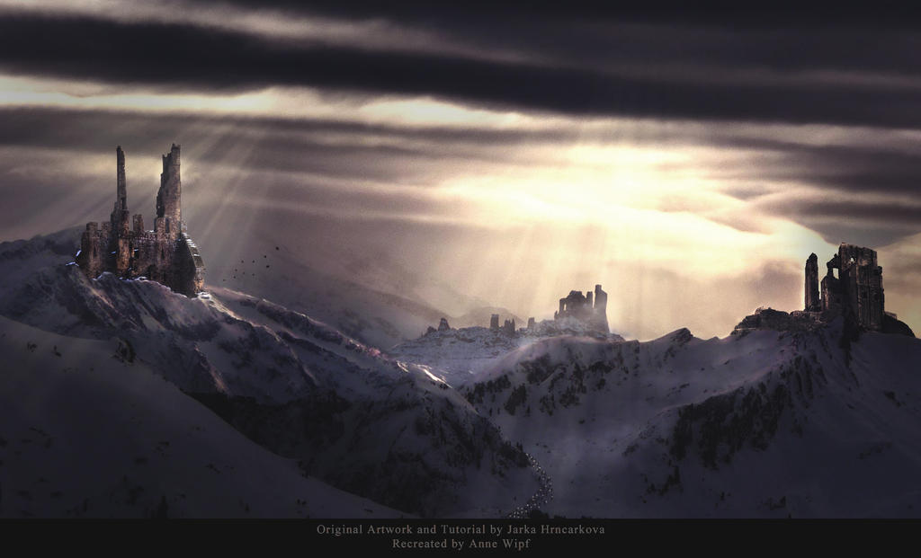 Ruins Landscape by annewipf Ruins Landscape by annewipf
