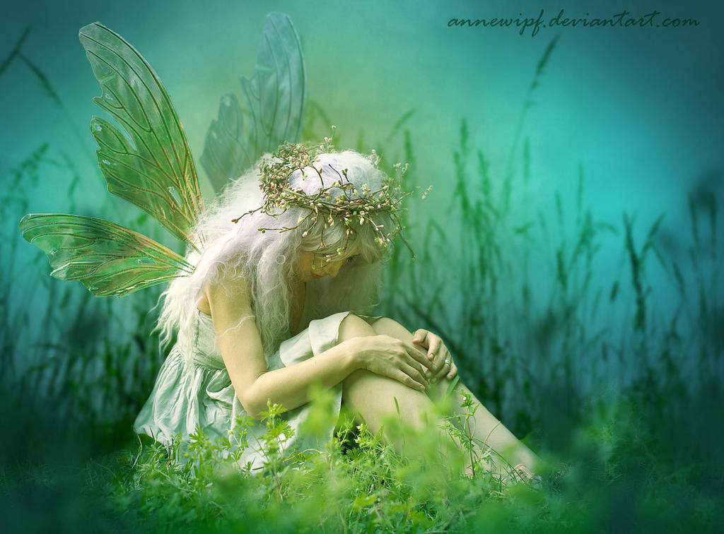 Fairy in the Grass by annewipf