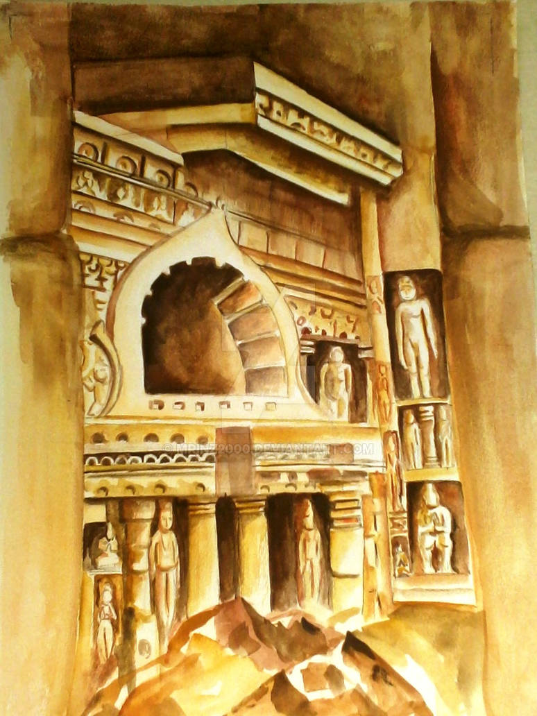 Ajantha cave by mrinz2000 on DeviantArt