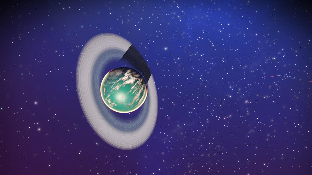 Ringed Planet by MenakuroKasendekorie on DeviantArt