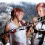 Fighting is my burden Serah...