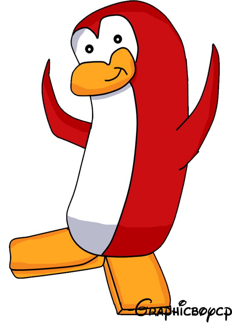 Spring Penguin Red Club Penguin Red Penguin by Graphicboycp on DeviantArt