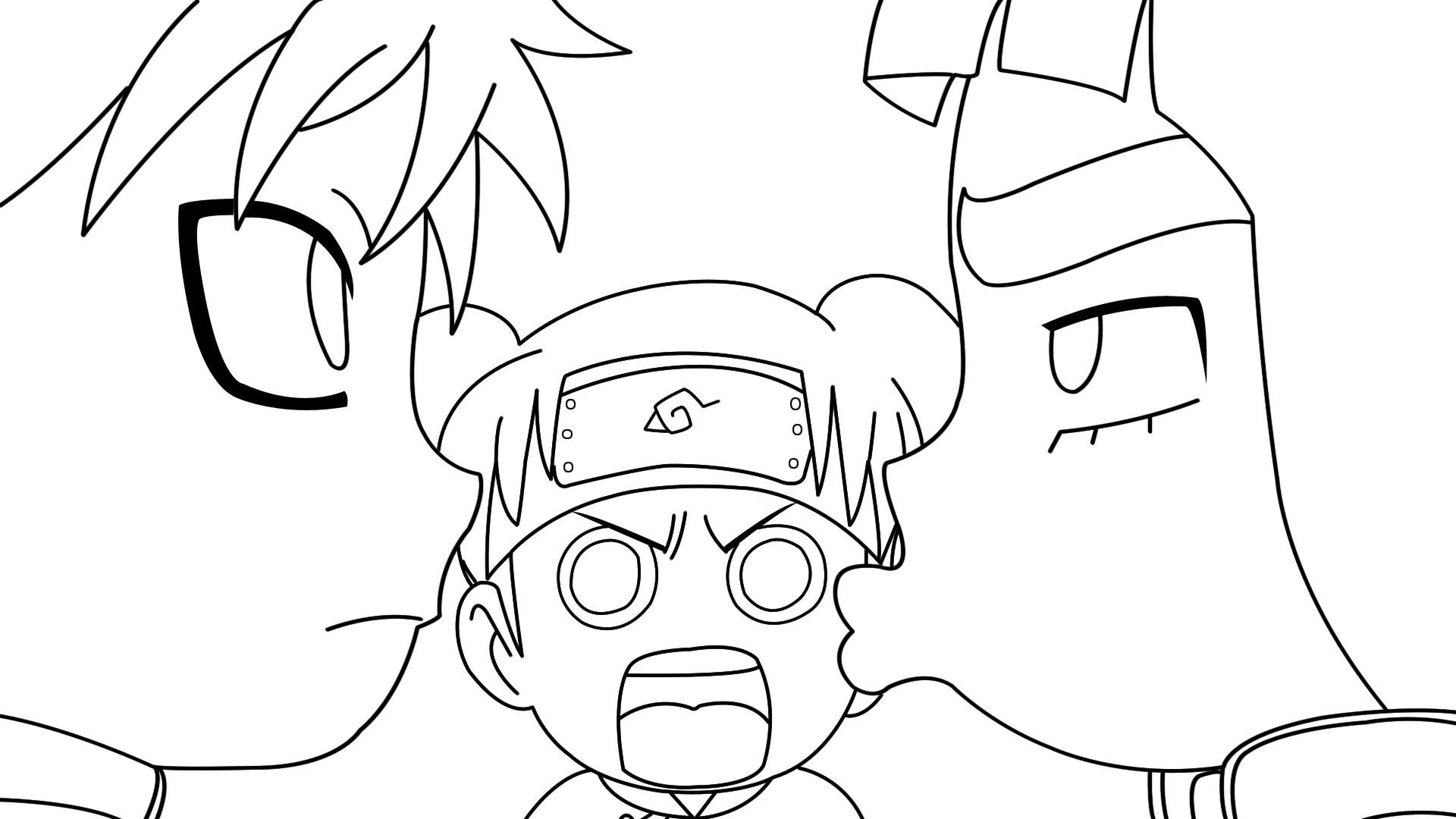 Rock lee naruto coloring pages