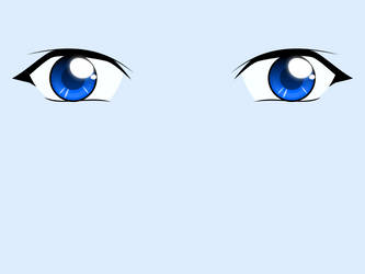 Ojos anime vector