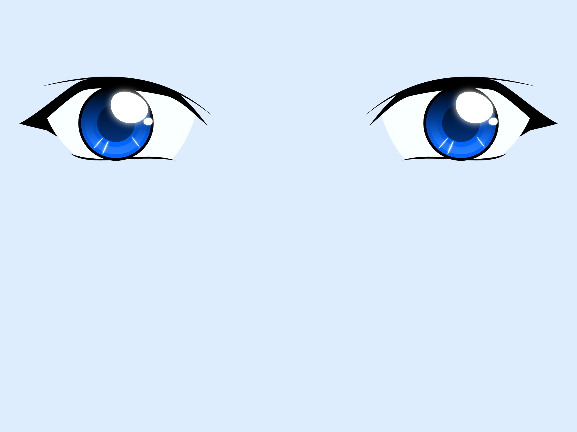 Ojos anime vector by ike2 on DeviantArt
