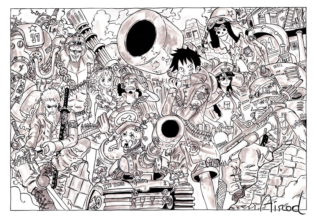 One Piece Cover Chapter 741 027 By Airod07 On Deviantart
