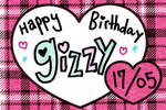 gizzy's birthday card! by RunaDaiaru