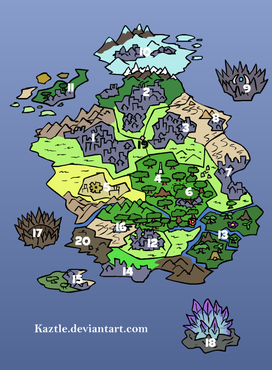 Naruto World Map by Mcskeleton on DeviantArt