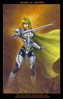Queen of Swords by Becaro
