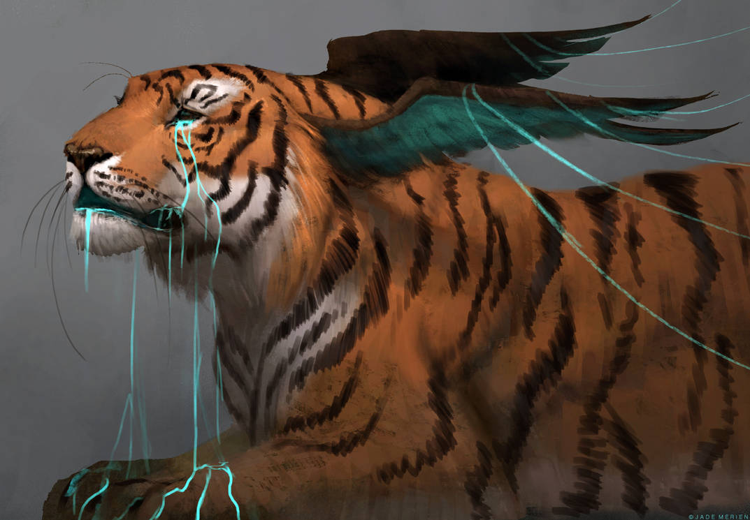 Раненый тигр. Джейд тигр. Тигрица Джейд. Тигр арт. Мифический тигр.