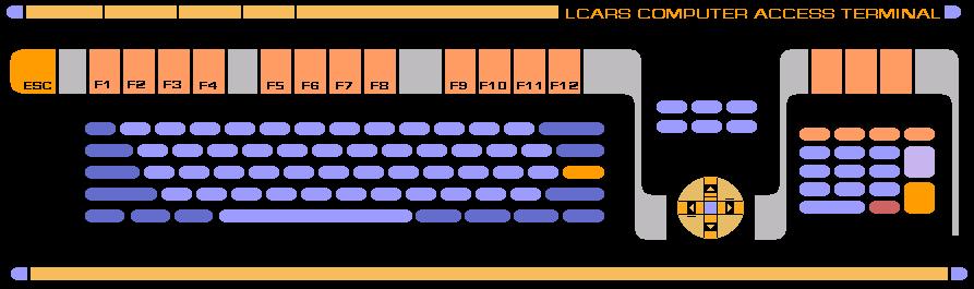 LCARS keyboard