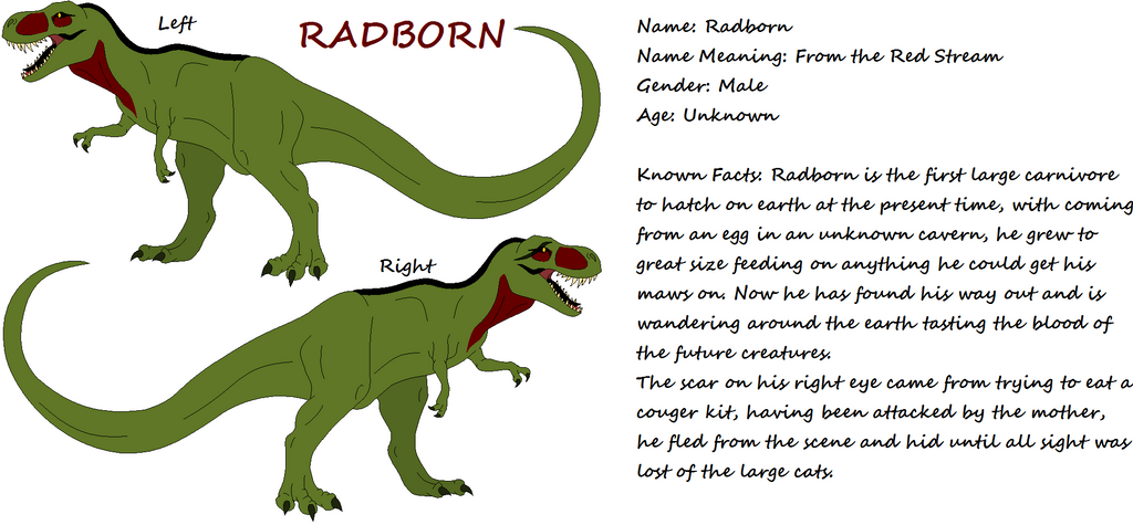 Radborn Prehistoric Present - Character Sheet - Radborn by ICreateWolf13 on ...