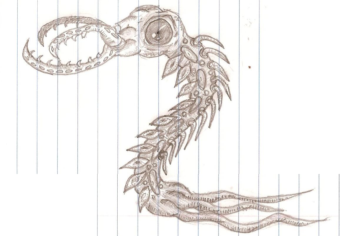 Alien Worm By JVBlue On DeviantArt alien-worm-by-jvblue-on-deviantart