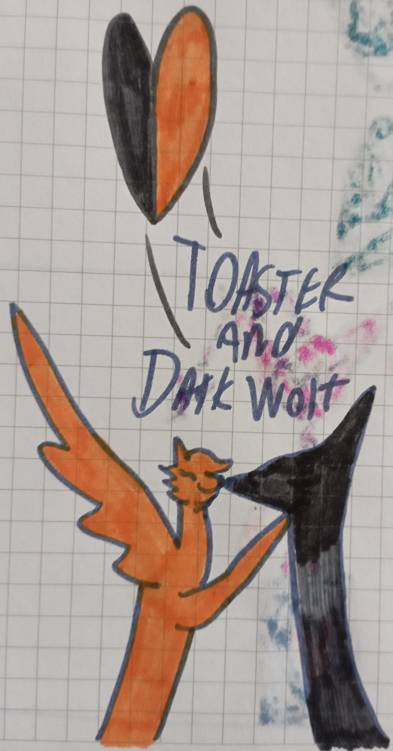 Toaster and dark wolf by Solgalovamaria on DeviantArt