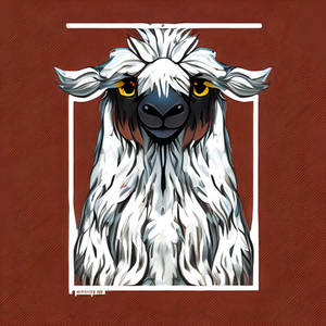 Llama portrait