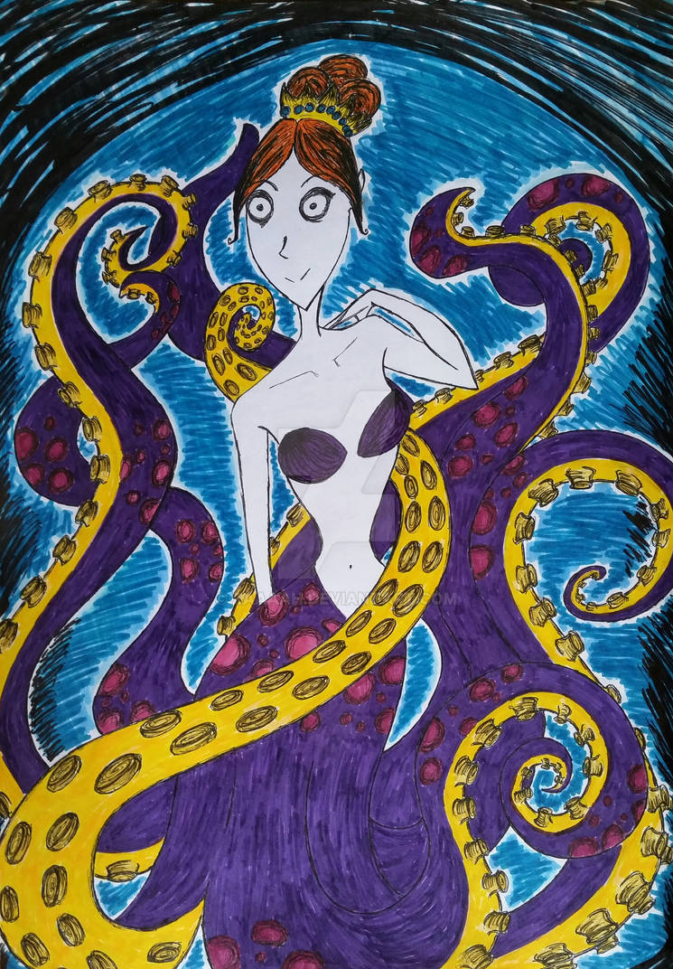 Octopus mermaid