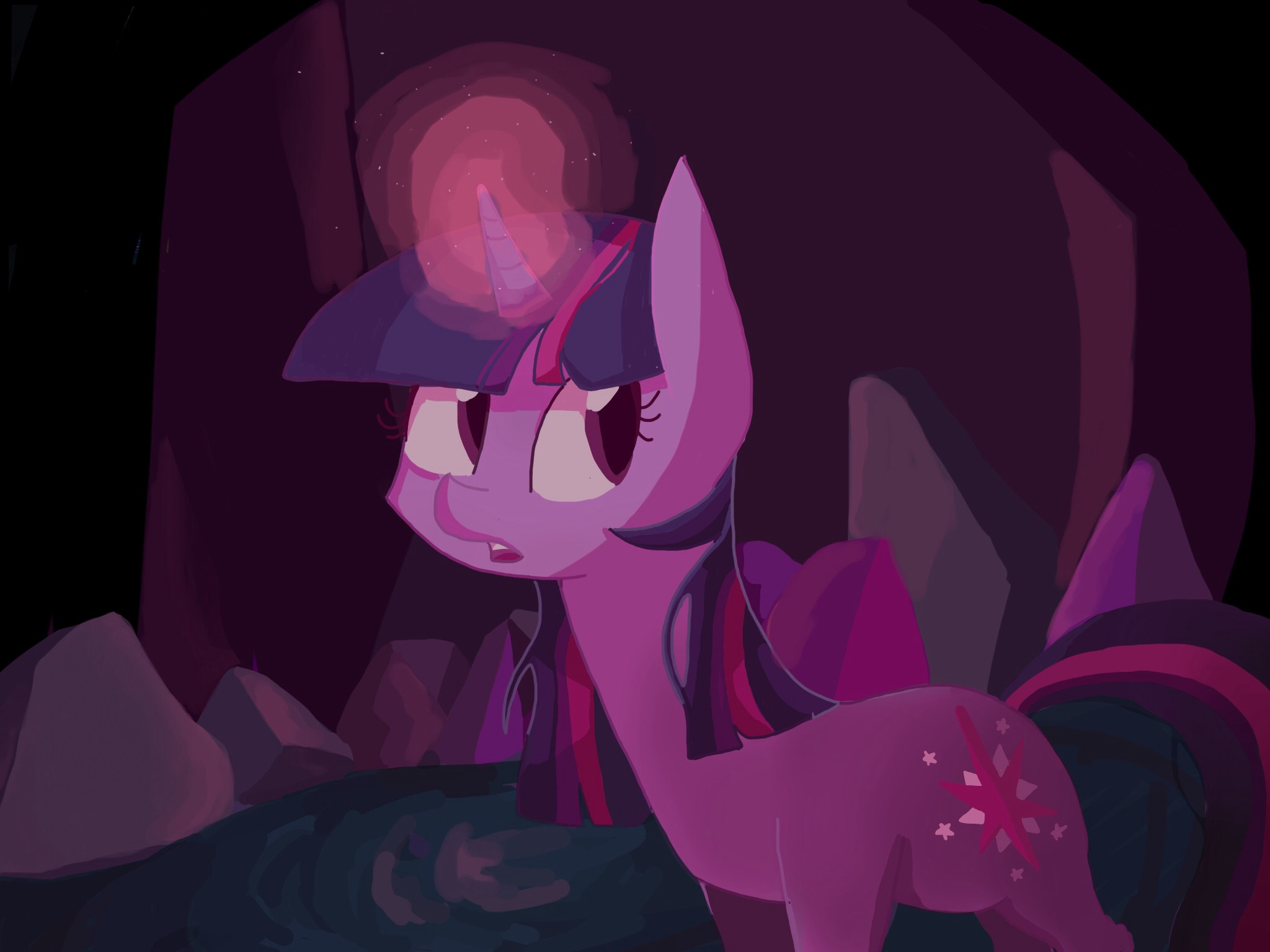 The caves beneath canterlot