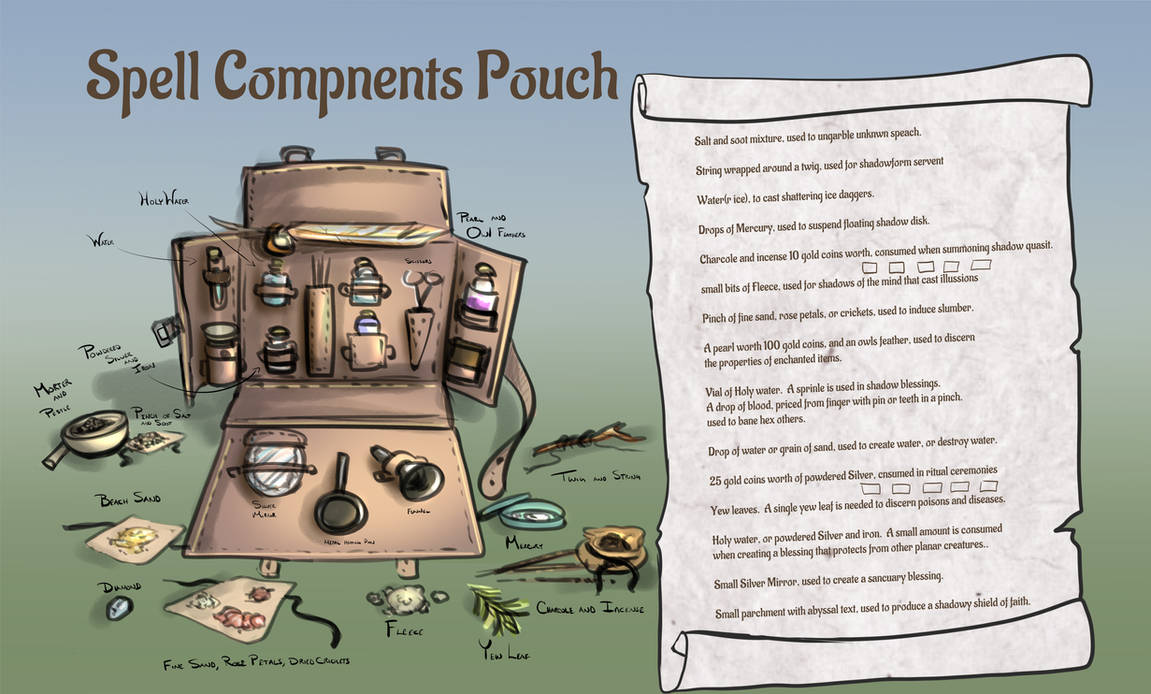 Katoot Spell Component Pouch by somekindofepic on DeviantArt