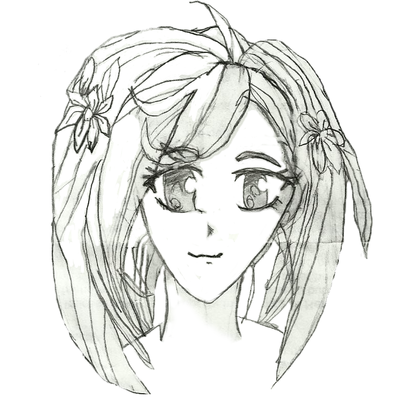 Female manga head by flashsparker on DeviantArt