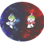 Team Aqua and Team Magma Ralts