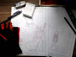 Magical Girl Villainous Fancomic Rough Draft