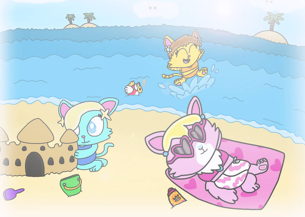 PC - Fun at the Beach by HarmonyBunny2025 on DeviantArt
