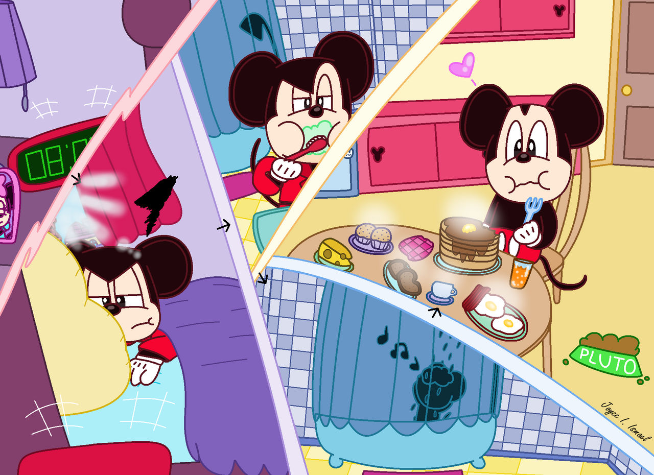 Daily Mickey R Mickey's Morning Routine by HarmonyBunny2024 on DeviantArt