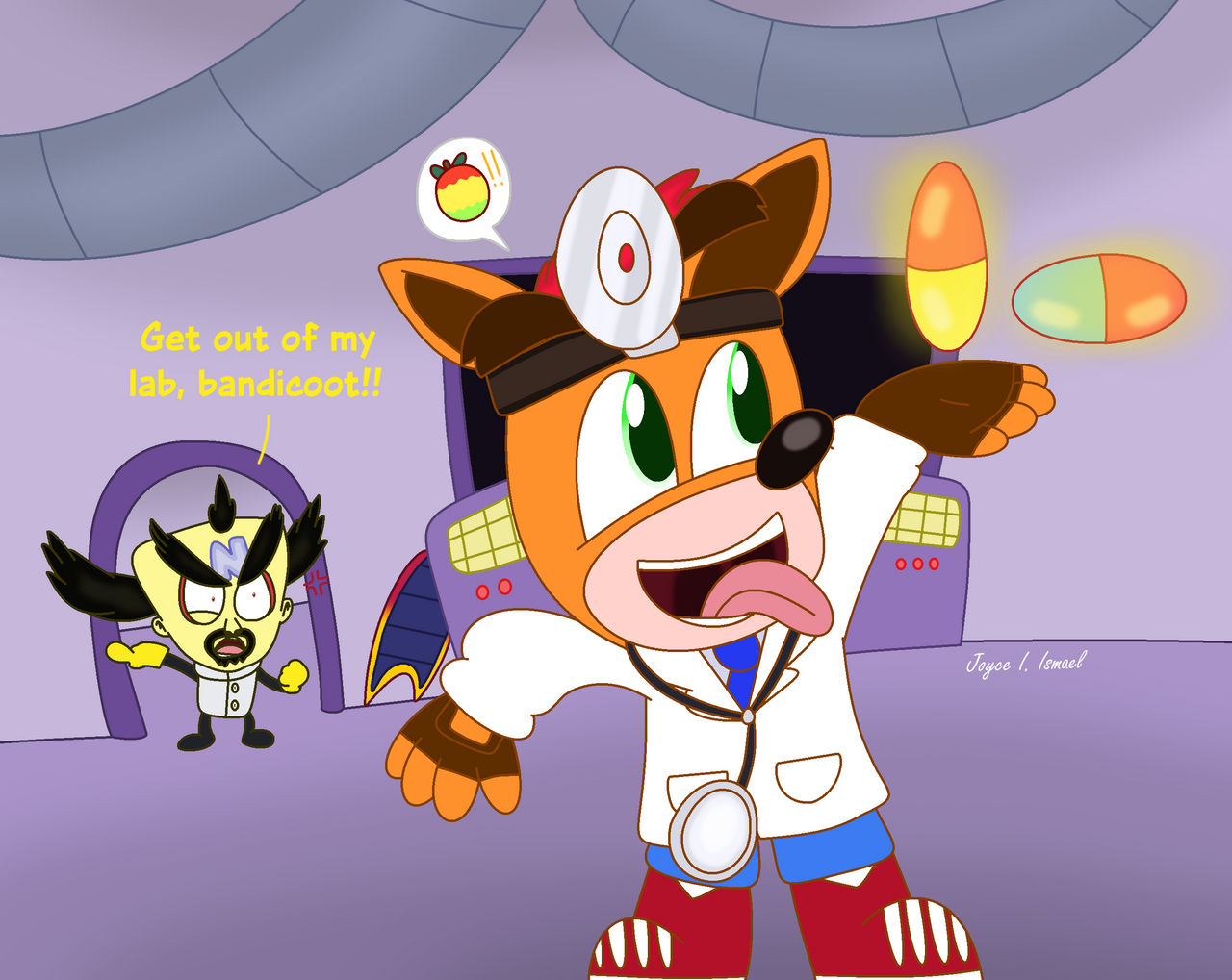 Dr... Crash? by HarmonyBunny2024 on DeviantArt