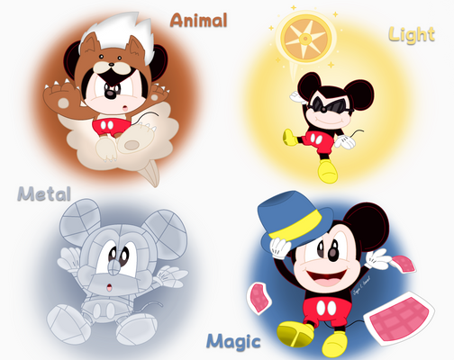 Mickey's Copy Abilities (Vol. 12)