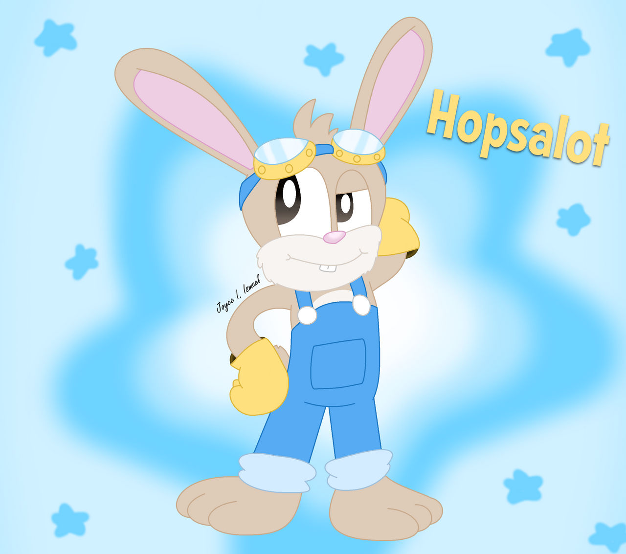 Hopsalot Rabbit Hopsalot (My Style) by HarmonyBunny2024 on DeviantArt