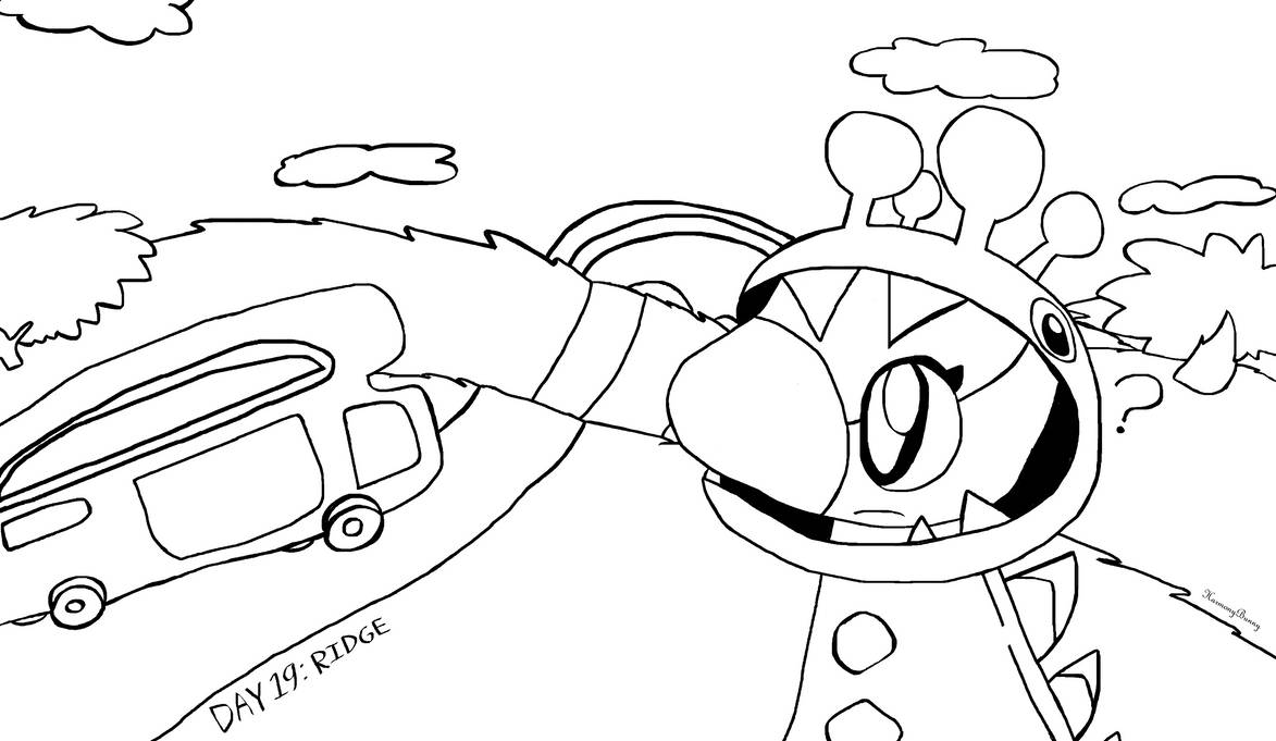 Inktober Roadtrip - Day 19: Ridge by HarmonyBunny2024 on DeviantArt